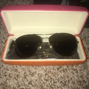 Kate spade aviators with case.